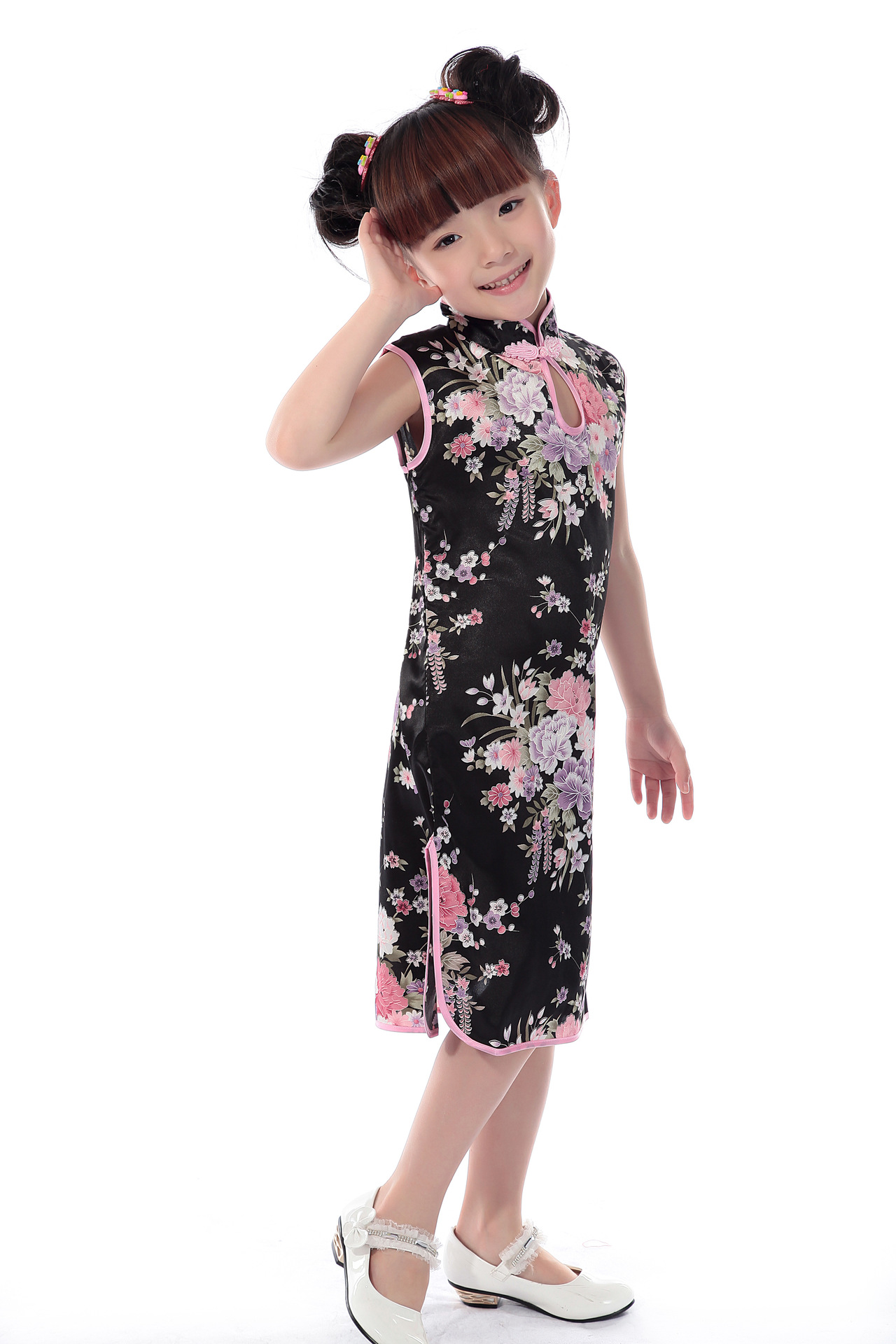 Čínské dětské šaty---  Černé
