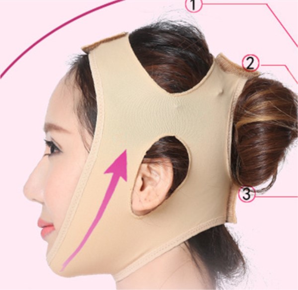 3D Maska pro tenkou tvář ----Proti dvojité bradě a pro vyhlazení tváře 