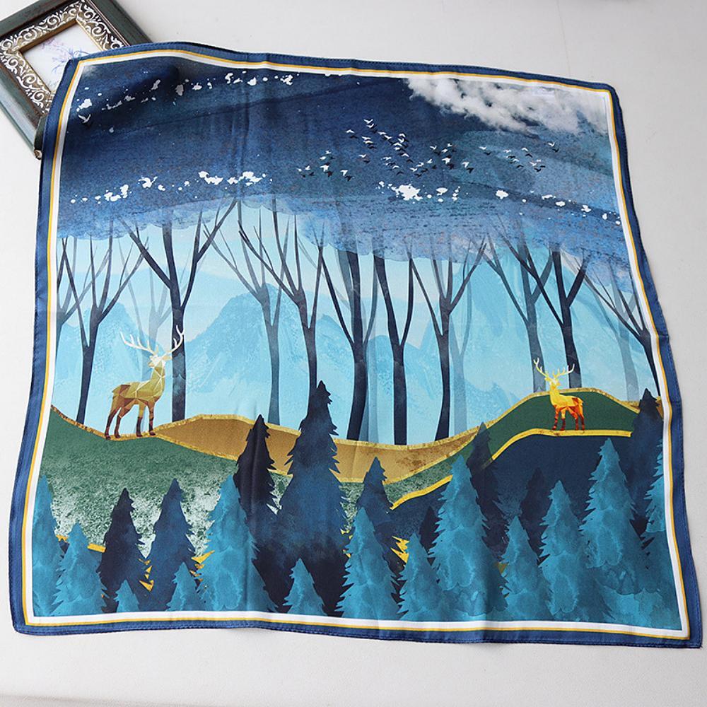Malý šátek z hedvábí- Losi v lese