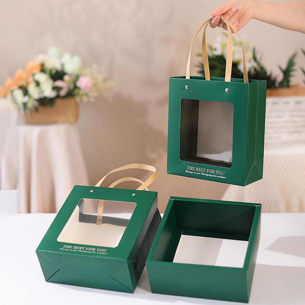 Dárková krabička na čaj - Zelená barva