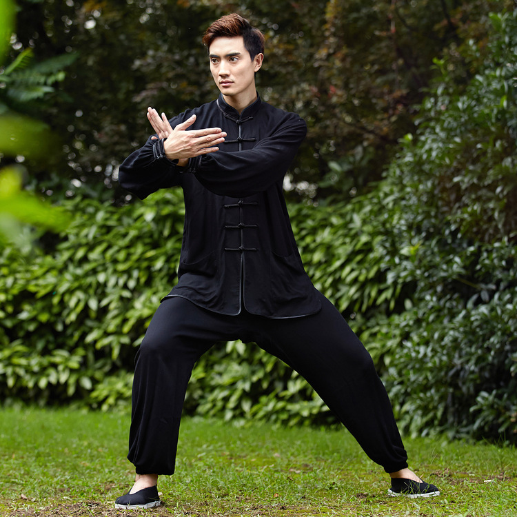 Kung Fu, Tai Chi oblečení obleky ---- černý (muž)