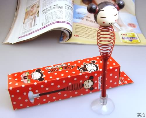 Dekorační figurkové kuličkové pero – malá dívka