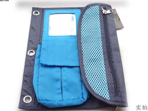 Multifunkční obhodní taška se zrcátkem---modrá