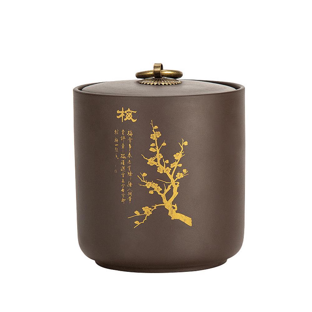 Čínská čajová dóza----Činský Yixing keramiky（Švestkové květiny）