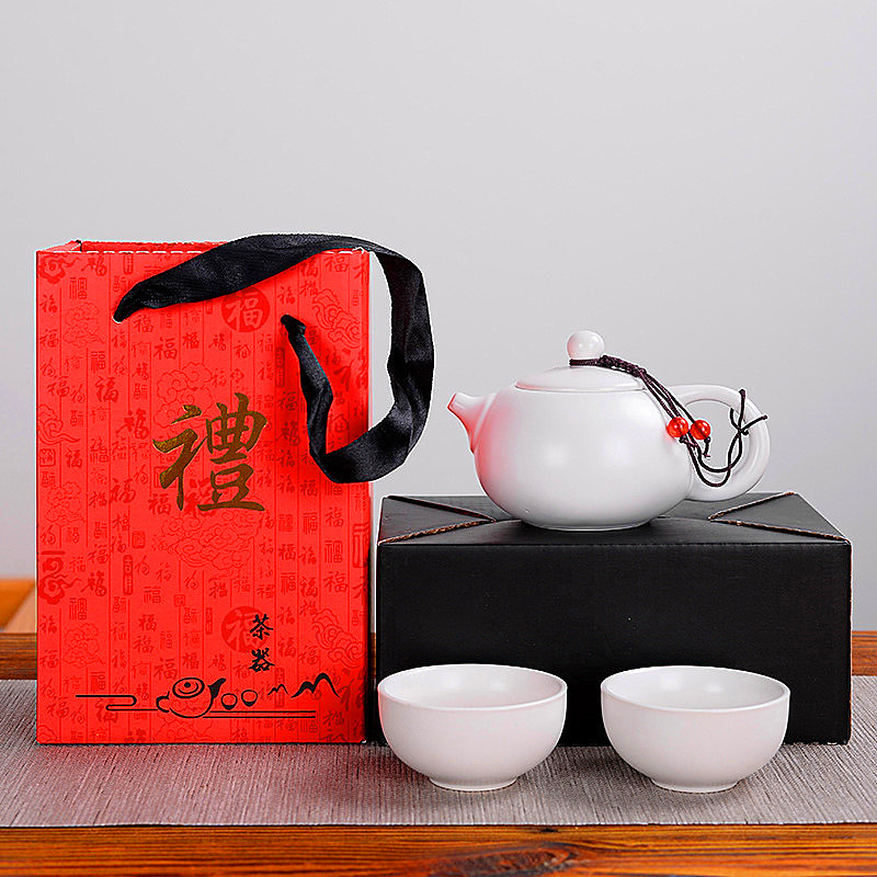 Čínský čajový set - Xishi 1+2 ( Bílý )