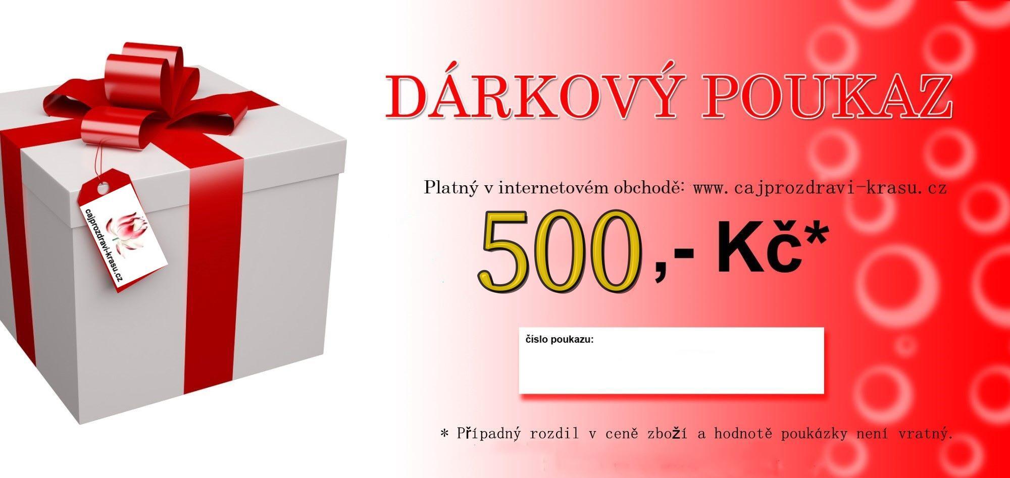 Dárkový poukaz 500kč