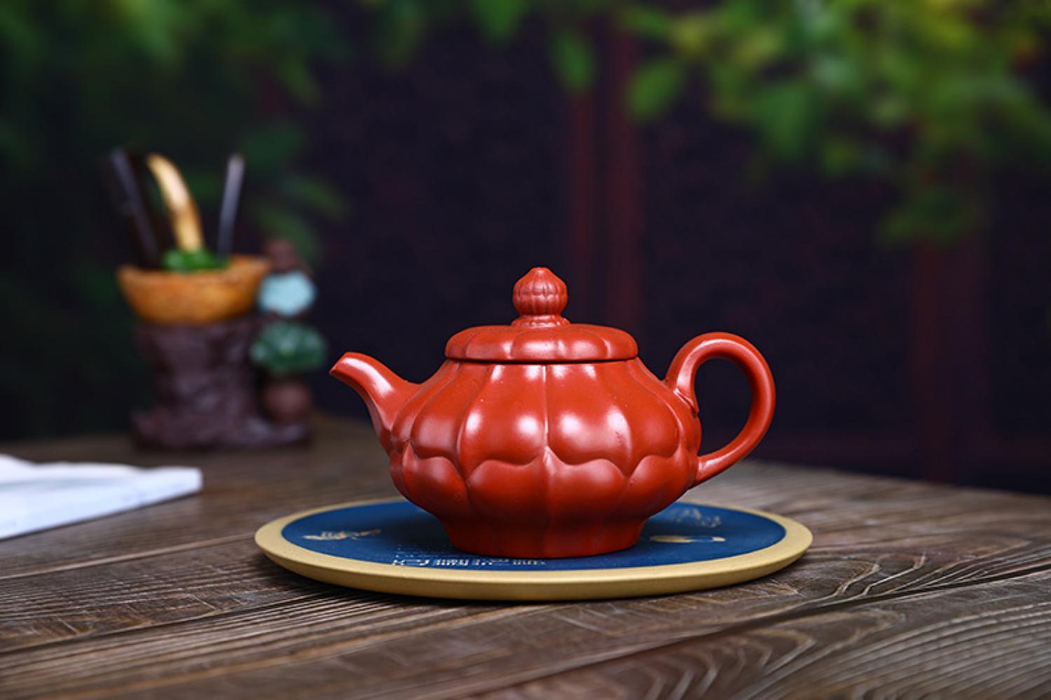 Čínská čajová konvice (Gao heling “Lotos“)-Čínská Yixing Zisha keramika