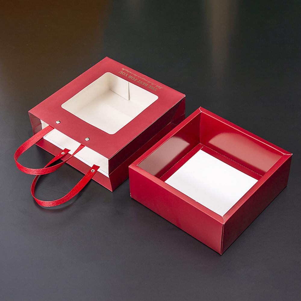 Dárková krabička na čaj - Červená barva