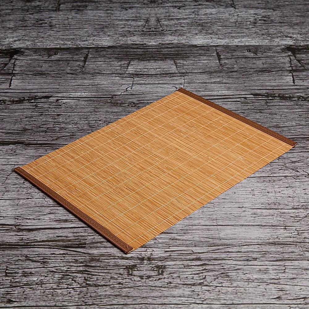 Bambusová podložka na čaj - Žlutá barva 40 x 30 cm
