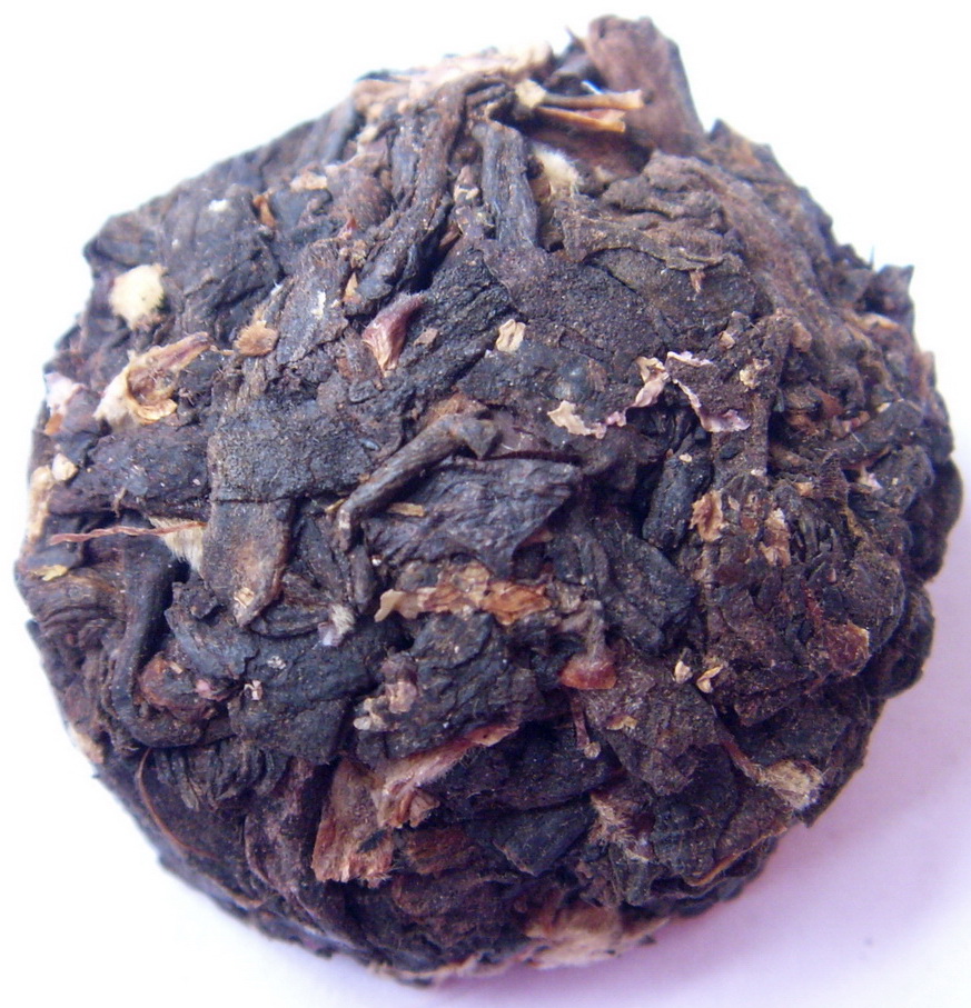 Černý Čaj  Pu'er + Květ broskve